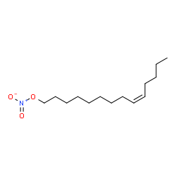 ChemSpider 2D Image | (9Z)-9-Tetradecen-1-yl nitrate | C14H27NO3
