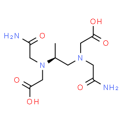 ChemSpider 2D Image | 2,2'-{(2S)-1,2-Propanediylbis[(2-amino-2-oxoethyl)imino]}diacetic acid | C11H20N4O6