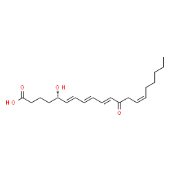 ChemSpider 2D Image | 12-oxo-6-trans-leukotriene B4 | C20H30O4