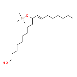 ChemSpider 2D Image | (11E)-10-[(Trimethylsilyl)oxy]-11-octadecen-1-ol | C21H44O2Si
