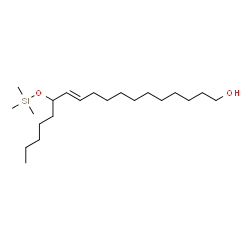ChemSpider 2D Image | (11E)-13-[(Trimethylsilyl)oxy]-11-octadecen-1-ol | C21H44O2Si