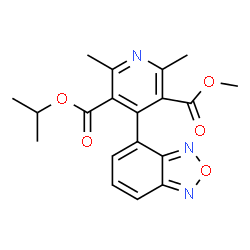 ChemSpider 2D Image | Dehydro Isradipine | C19H19N3O5