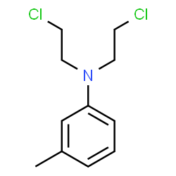 ChemSpider 2D Image | N,N-Bis(2-chloroethyl)-3-methylaniline | C11H15Cl2N