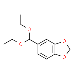 ChemSpider 2D Image | 5-(Diethoxymethyl)-1,3-benzodioxole | C12H16O4