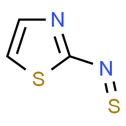 ChemSpider 2D Image | 2-thionitrosothiazole | C3H2N2S2