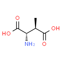 ChemSpider 2D Image | (3R)-3-Methyl-L-aspartic acid | C5H9NO4