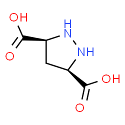 ChemSpider 2D Image | (3R,5S)-3,5-Pyrazolidinedicarboxylic acid | C5H8N2O4