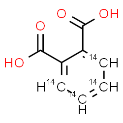 ChemSpider 2D Image | 1,2-(3,4,5,6-~14~C_4_)Benzenedicarboxylic acid | C414C4H6O4