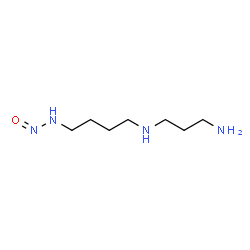 ChemSpider 2D Image | N-(3-Aminopropyl)-N'-nitroso-1,4-butanediamine | C7H18N4O