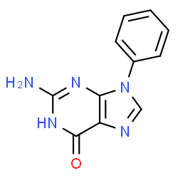 ChemSpider 2D Image | 9-Phenylguanine | C11H9N5O