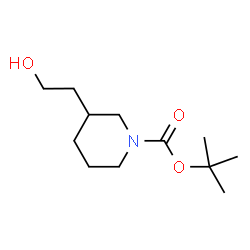 ChemSpider 2D Image | N-Boc-2-hydroxyethylpiperidine | C12H23NO3