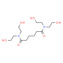 ChemSpider 2D Image | N,N,N',N'-Tetrakis(2-hydroxyethyl)adipamide | C14H28N2O6