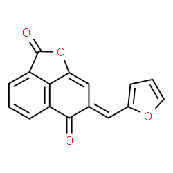 ChemSpider 2D Image | (7E)-7-(2-Furylmethylene)-2H-naphtho[1,8-bc]furan-2,6(7H)-dione | C16H8O4