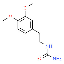ChemSpider 2D Image | N-(3,4-dimethoxyphenethyl)urea | C11H16N2O3