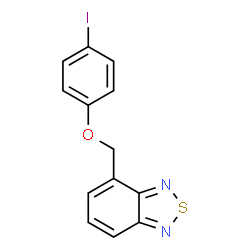 ChemSpider 2D Image | 4-[(4-Iodophenoxy)methyl]-2,1,3-benzothiadiazole | C13H9IN2OS