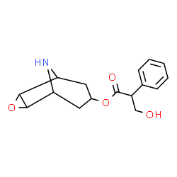 ChemSpider 2D Image | 3-Oxa-9-azatricyclo[3.3.1.0~2,4~]non-7-yl tropate | C16H19NO4