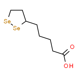 ChemSpider 2D Image | 5-(1,2-Diselenolan-3-yl)pentanoic acid | C8H14O2Se2