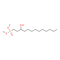 ChemSpider 2D Image | Dimethyl (3-hydroxytridecyl)phosphonate | C15H33O4P