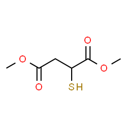 ChemSpider 2D Image | dimethyl mercaptosuccinate | C6H10O4S