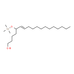 ChemSpider 2D Image | (6E)-5-[(Trimethylsilyl)oxy]-6-octadecen-1-ol | C21H44O2Si