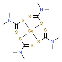 ChemSpider 2D Image | SELENIUM DIMETHYLDITHIOCARBAMATE | C12H24N4S8Se