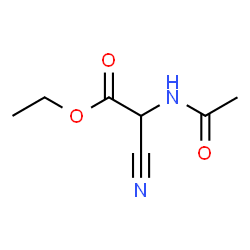 ChemSpider 2D Image | Ethyl acetamidocyanoacetate | C7H10N2O3