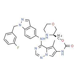 ChemSpider 2D Image | AC480 | C27H27FN8O3
