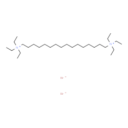 ChemSpider 2D Image | N,N,N,N',N',N'-Hexaethyl-1,16-hexadecanediaminium dibromide | C28H62Br2N2