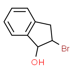 ChemSpider 2D Image | 2-Bromo-1-indanol | C9H9BrO