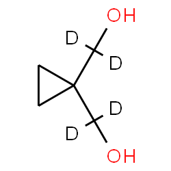ChemSpider 2D Image | 1,1-Cyclopropanediyldi(~2~H_2_)methanol | C5H6D4O2