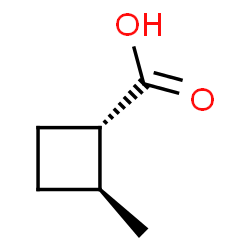ChemSpider 2D Image | (1S,2S)-2-Methylcyclobutanecarboxylic acid | C6H10O2