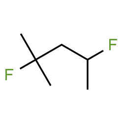 ChemSpider 2D Image | 2,4-Difluoro-2-methylpentane | C6H12F2