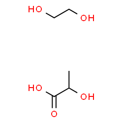 ChemSpider 2D Image | 2-Hydroxypropanoic acid - 1,2-ethanediol (1:1) | C5H12O5