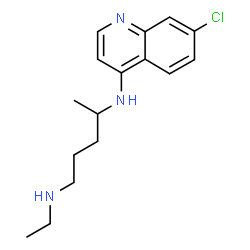ChemSpider 2D Image | Desethylchloroquine | C16H22ClN3
