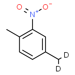 ChemSpider 2D Image | 1-Methyl-4-(~2~H_2_)methyl-2-nitrobenzene | C8H7D2NO2