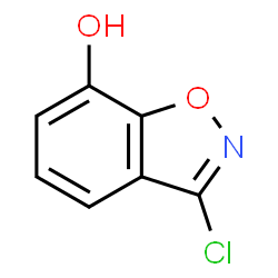ChemSpider 2D Image | 3-Chloro-1,2-benzoxazol-7-ol | C7H4ClNO2