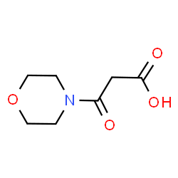 ChemSpider 2D Image | 3-Morpholino-3-oxopropanoic acid | C7H11NO4