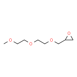 ChemSpider 2D Image | 2-[[2-(2-Methoxyethoxy)ethoxy]methyl]oxirane | C8H16O4