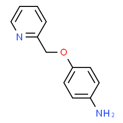 ChemSpider 2D Image | 4-(2-Pyridinylmethoxy)aniline | C12H12N2O