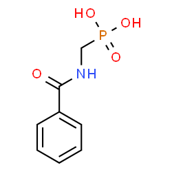 ChemSpider 2D Image | [(Benzoylamino)methyl]phosphonic acid | C8H10NO4P