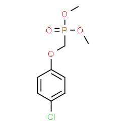 ChemSpider 2D Image | Dimethyl [(4-chlorophenoxy)methyl]phosphonate | C9H12ClO4P
