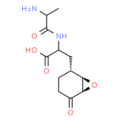 ChemSpider 2D Image | Alanyl-3-[(1R,2R,6R)-5-oxo-7-oxabicyclo[4.1.0]hept-2-yl]alanine | C12H18N2O5