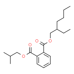 ChemSpider 2D Image | 2-Ethylhexyl isobutyl phthalate | C20H30O4