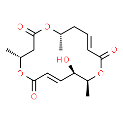 ChemSpider 2D Image | macrosphelide G | C16H22O7