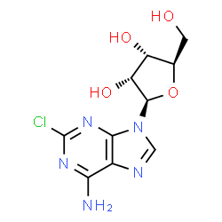 ChemSpider 2D Image | 2-CADO | C10H12ClN5O4