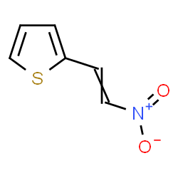 ChemSpider 2D Image | 2-(2-Nitrovinyl)thiophene | C6H5NO2S