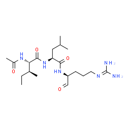 ChemSpider 2D Image | N-Acetyl-L-isoleucyl-N-{(2S)-5-[(diaminomethylene)amino]-1-oxo-2-pentanyl}-L-leucinamide | C20H38N6O4