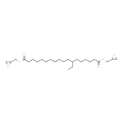 ChemSpider 2D Image | Bis(2-oxiranylmethyl) 7-ethyloctadecanedioate | C26H46O6