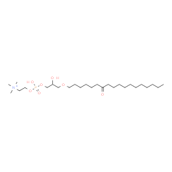 ChemSpider 2D Image | 4,7-Dihydroxy-N,N,N-trimethyl-16-oxo-3,5,9-trioxa-4-phosphaheptacosan-1-aminium 4-oxide | C26H55NO7P