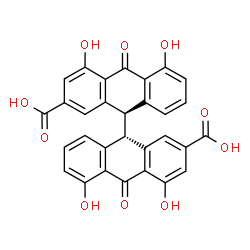 ChemSpider 2D Image | sennidin B | C30H18O10